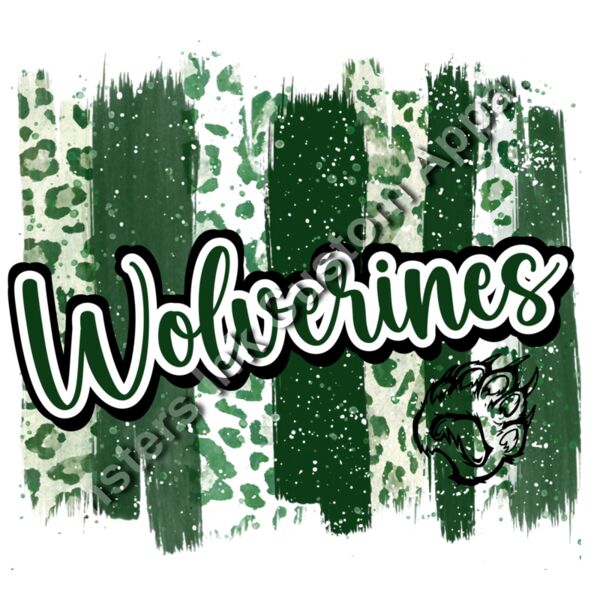 Wolverines with different background Thumbnail