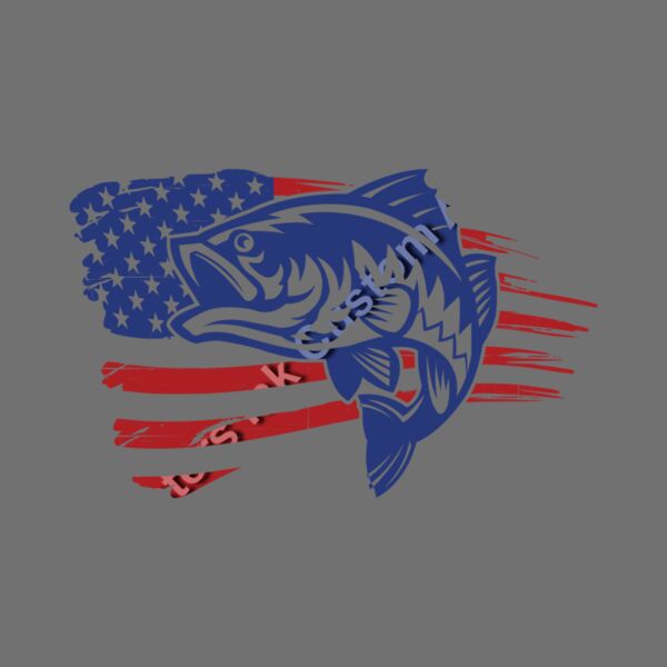 Bass Fishing Flag Thumbnail