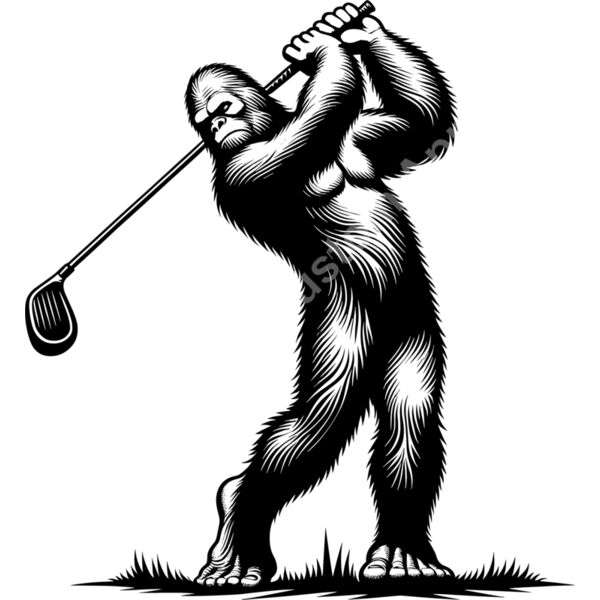 Golfing Bigfoot Thumbnail