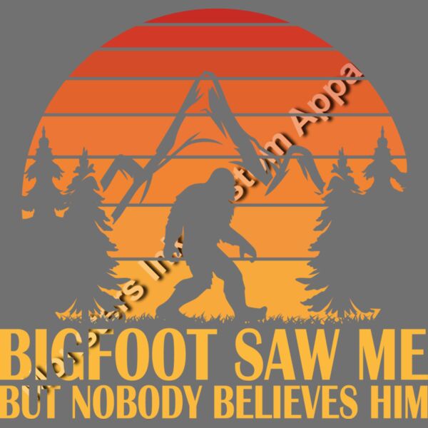 Bigfoot Saw me and no one believes him Thumbnail