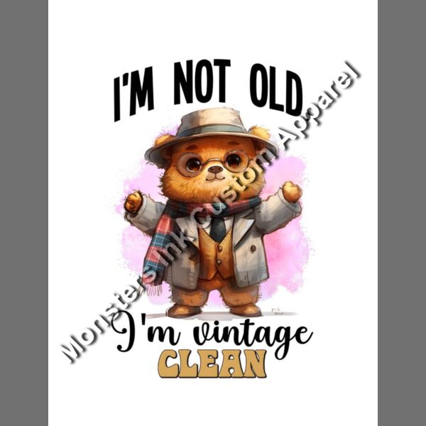 I'm not old I am vintage Clean Thumbnail