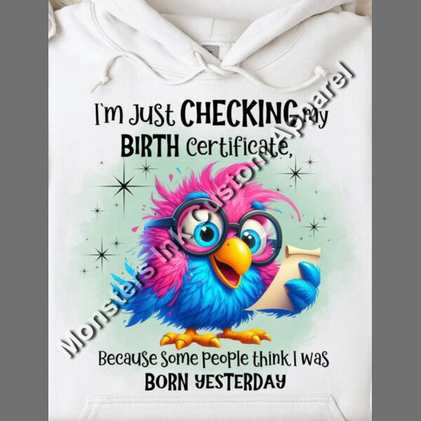 I am just checking my birth certificate Thumbnail