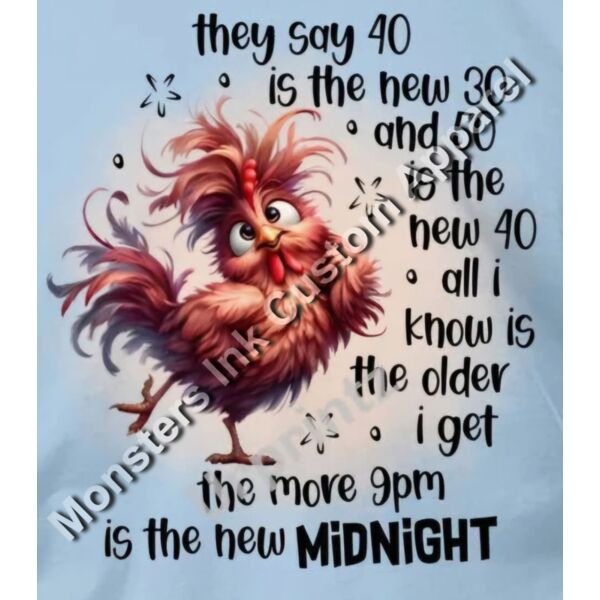 They saw 40 is the new 30 with bird Thumbnail