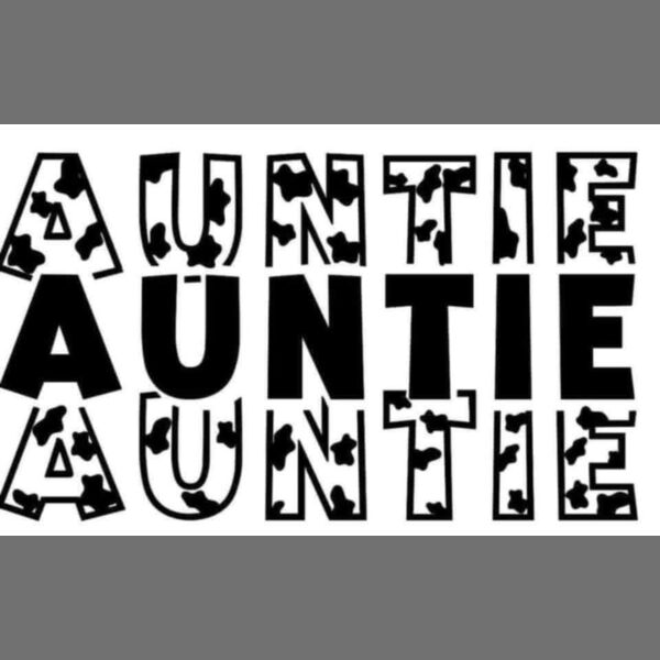Auntie cow print Thumbnail