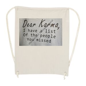 Canvas Drawstring Backpack Thumbnail