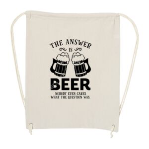 Canvas Drawstring Backpack Thumbnail