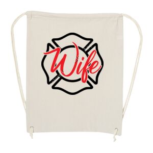 Canvas Drawstring Backpack Thumbnail
