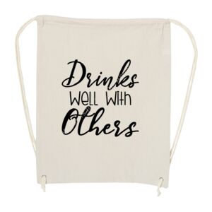 Canvas Drawstring Backpack Thumbnail