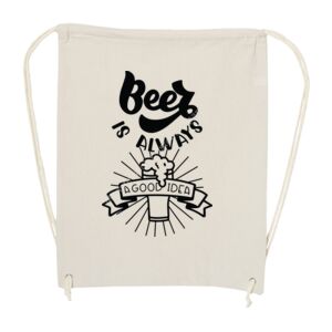 Canvas Drawstring Backpack Thumbnail