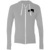 Sofspun® Full-Zip Hooded Long Sleeve T-Shirt Thumbnail