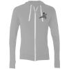 Sofspun® Full-Zip Hooded Long Sleeve T-Shirt Thumbnail