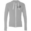 Sofspun® Full-Zip Hooded Long Sleeve T-Shirt Thumbnail