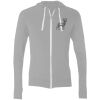 Sofspun® Full-Zip Hooded Long Sleeve T-Shirt Thumbnail