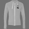 Sofspun® Full-Zip Hooded Long Sleeve T-Shirt Thumbnail