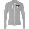 Sofspun® Full-Zip Hooded Long Sleeve T-Shirt Thumbnail