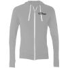 Sofspun® Full-Zip Hooded Long Sleeve T-Shirt Thumbnail