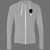 Sofspun® Full-Zip Hooded Long Sleeve T-Shirt Thumbnail