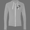 Sofspun® Full-Zip Hooded Long Sleeve T-Shirt Thumbnail