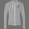 Sofspun® Full-Zip Hooded Long Sleeve T-Shirt Thumbnail