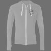 Sofspun® Full-Zip Hooded Long Sleeve T-Shirt Thumbnail