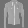 Sofspun® Full-Zip Hooded Long Sleeve T-Shirt Thumbnail