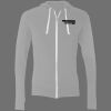 Sofspun® Full-Zip Hooded Long Sleeve T-Shirt Thumbnail