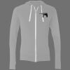 Sofspun® Full-Zip Hooded Long Sleeve T-Shirt Thumbnail