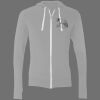 Sofspun® Full-Zip Hooded Long Sleeve T-Shirt Thumbnail