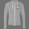 Sofspun® Full-Zip Hooded Long Sleeve T-Shirt Thumbnail