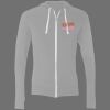 Sofspun® Full-Zip Hooded Long Sleeve T-Shirt Thumbnail