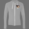 Sofspun® Full-Zip Hooded Long Sleeve T-Shirt Thumbnail