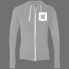 Sofspun® Full-Zip Hooded Long Sleeve T-Shirt Thumbnail