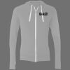 Sofspun® Full-Zip Hooded Long Sleeve T-Shirt Thumbnail