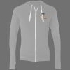 Sofspun® Full-Zip Hooded Long Sleeve T-Shirt Thumbnail