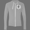 Sofspun® Full-Zip Hooded Long Sleeve T-Shirt Thumbnail