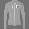 Sofspun® Full-Zip Hooded Long Sleeve T-Shirt Thumbnail