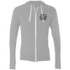Sofspun® Full-Zip Hooded Long Sleeve T-Shirt Thumbnail