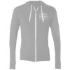 Sofspun® Full-Zip Hooded Long Sleeve T-Shirt Thumbnail