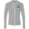 Sofspun® Full-Zip Hooded Long Sleeve T-Shirt Thumbnail