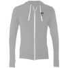 Sofspun® Full-Zip Hooded Long Sleeve T-Shirt Thumbnail