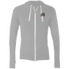 Sofspun® Full-Zip Hooded Long Sleeve T-Shirt Thumbnail