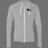 Sofspun® Full-Zip Hooded Long Sleeve T-Shirt Thumbnail
