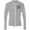 Sofspun® Full-Zip Hooded Long Sleeve T-Shirt Thumbnail