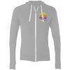 Sofspun® Full-Zip Hooded Long Sleeve T-Shirt Thumbnail