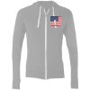 Sofspun® Full-Zip Hooded Long Sleeve T-Shirt Thumbnail