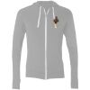 Sofspun® Full-Zip Hooded Long Sleeve T-Shirt Thumbnail