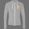 Sofspun® Full-Zip Hooded Long Sleeve T-Shirt Thumbnail