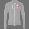 Sofspun® Full-Zip Hooded Long Sleeve T-Shirt Thumbnail