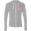 Sofspun® Full-Zip Hooded Long Sleeve T-Shirt Thumbnail