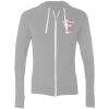 Sofspun® Full-Zip Hooded Long Sleeve T-Shirt Thumbnail